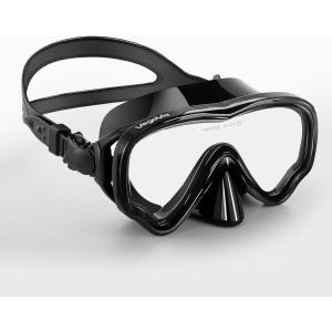 Adult Swim Goggles with Nose Cover, 180° Clear Wide View No Leak Diving Mask Pool Goggles for Women Men Adult Youth(Black)