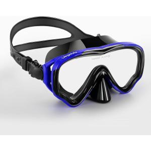 Adult Swim Goggles with Nose Cover, 180° Clear Wide View No Leak Diving Mask Pool Goggles for Women Men Adult Youth(Blue)