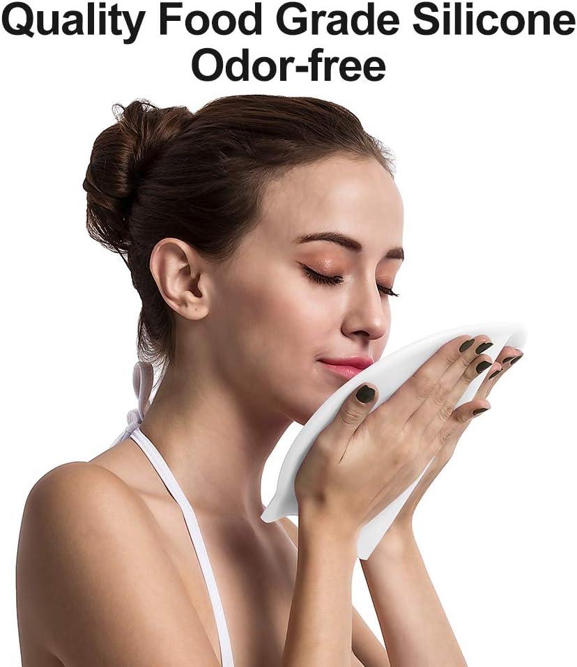 imageCOPOZZ Adult Swim Caps Silicone Waterproof Comfortable Swimming Cap for Women Long and Short HairBlack Cat12yrs