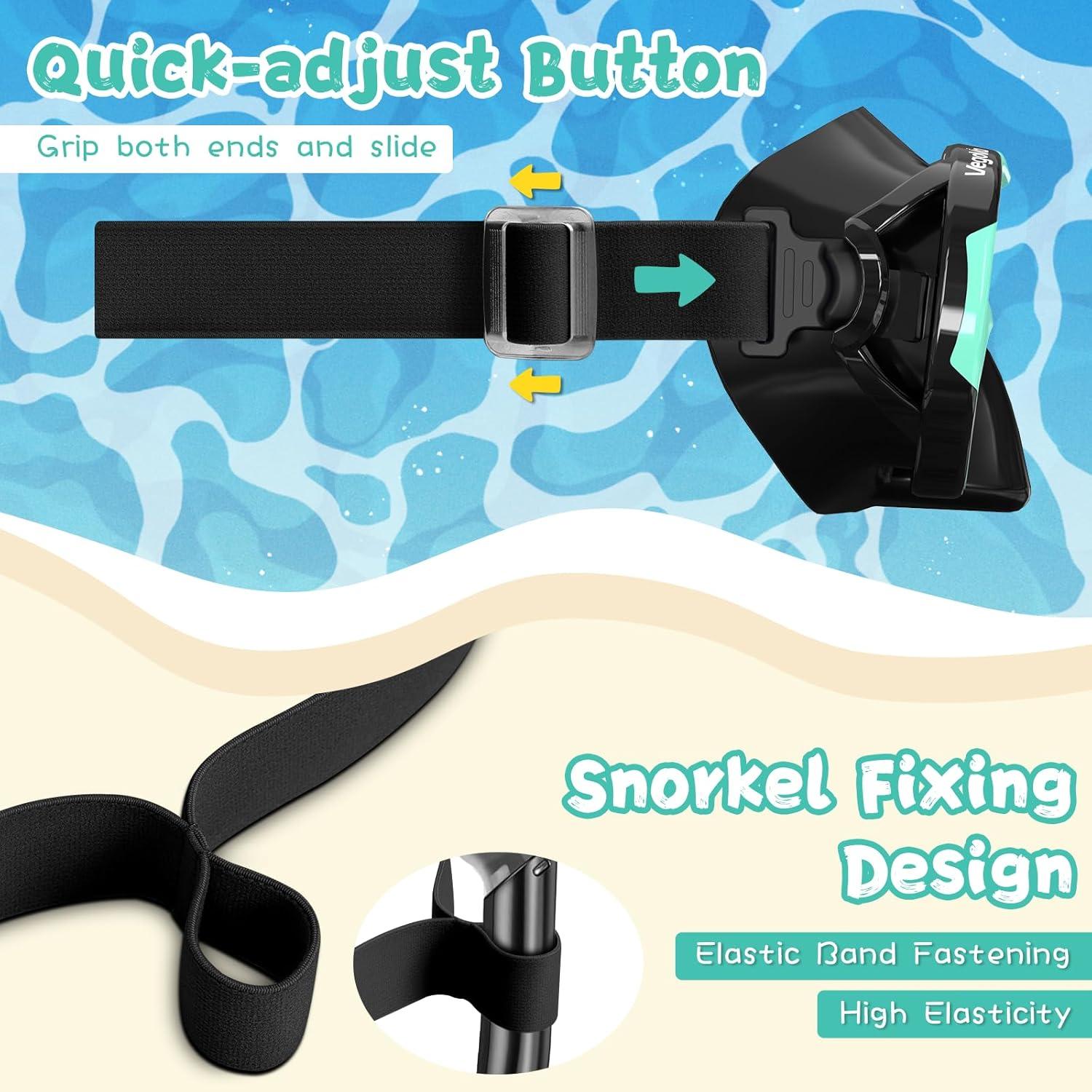 image:imageKids Swim Goggles with Nose Cover Anti Fog Wide View Clear Swim Mask for Kids Youth 315 AntiShattered NoleakBlackgreen Gold Lenses